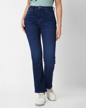 Women Lighty Washed Bootcut Jeans