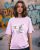 Bewakoof Oversized Women Typography Round Neck Pure Cotton Purple T-Shirt