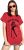 Bewakoof Women Graphic Print Round Neck Pure Cotton Red T-Shirt