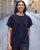 Bewakoof Women Navy Blue Boyfriend T-shirt