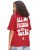 Bewakoof Women’s 100% Cotton Graphic Print Oversized Fit Round Neck T-Shirt