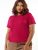 Bewakoof Women Solid Round Neck Pure Cotton Red T-Shirt