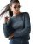 Bewakoof Women’s Textured Regular Fit Full Sleeve Round Neck
