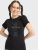 Bewakoof Women Typography Round Neck Pure Cotton Black T-Shirt