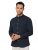 Cantabil Men Cotton Solid Navy Blue Full Sleeve Casual Shirt