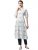 Indibelle Cotton Lurex Ikat Print Kurta