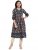 Indibelle Cotton Purssine Geomatric Print A-Line Kurta