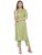 Indibelle Women Gold Rayon Foil Print Straight Kurta