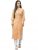 Indibelle Women Orange Floral Printed Cotton Kurta