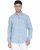 Kuons Avenue Men Blue Smart Slim Fit Casual Shirt