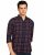 Kuons Avenue Men Checked Slim Fit Shirt with Patch Pocket