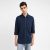 Levis Men Slim Fit Self Design Spread Collar Casual Shirt