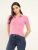 Levis Women’s Solid Slim Fit Polo T-Shirt
