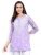 Seva Chikan Hand Embroidered Georgette Lucknowi Chikankari Top with Slip