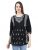 Seva Chikan Hand Embroidered Lucknowi Chikankari Cotton A-Line Short Top Tunic for Women