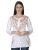 Seva Chikan Hand Embroidered Lucknowi Chikankari Cotton Short Kurti Tunic Top for Women