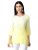 Seva Chikan Hand Embroidered Lucknowi Chikankari Double Shaded Cotton Blend Short Top Tunic for Women