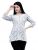 Seva Chikan Hand Embroidered Lucknowi Chikankari Printed Mal Mal Short Top for Women