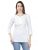 Seva Chikan Hand Embroidered Lucknowi Chikankari White Cotton Short Top Tunic for Women