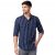 Spykar Blue Full Sleeves Shirt for Men
