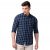 Spykar Checks Polyester Cotton Slim Fit Men’s Casual Shirt