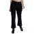 Spykar High Rise Bootcut Fit Black Jeans for Women