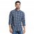 Spykar Men Regular Fit Checkered Spread Collar Casual Shirt