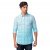 Spykar Peach Full Sleeves Y/D Dobby Shirt for Men