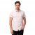 Spykar Peach Half Sleeves Twill Slub Shirt for Men