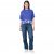 Spykar Women Dark Blue Cotton Straight Fit Regular Length Jeans (Bella)