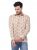 Vastramay Men Regular Fit Printed Cut Away Collar Casual Shirt