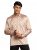 Vastramay Men Regular Fit Printed Mandarin Collar Casual Shirt