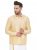 Vastramay Men’s Green Silk Blend Ethnic Shirt | Full Sleeves South Indian Traditional Shirt | Festive, Wedding, Casual Wear