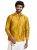 Vastramay Men’s Green Silk Blend Ethnic Shirt | Full Sleeves South Indian Traditional Shirt | Festive, Wedding, Casual Wear